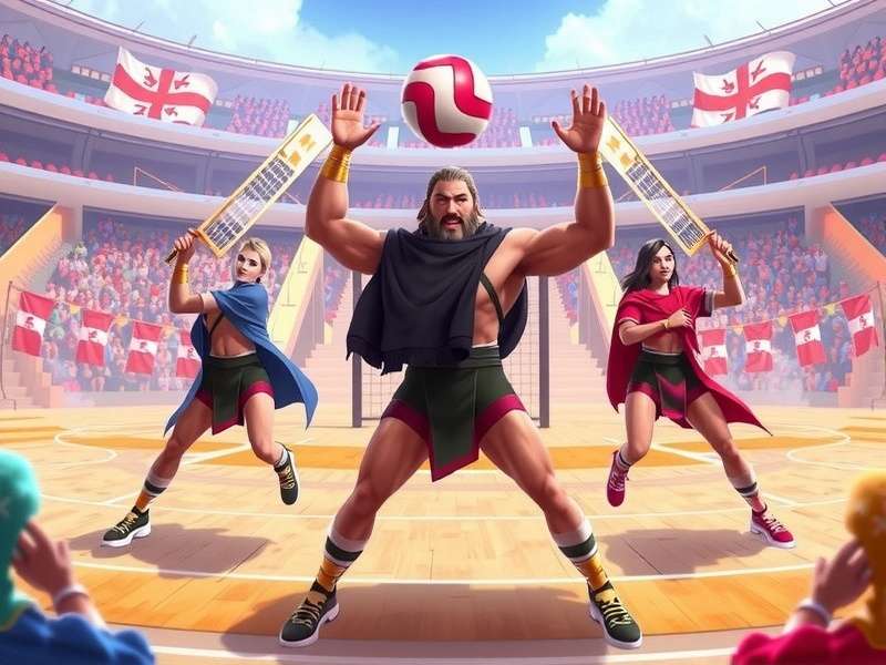 Volley Royals Gladiator Visual Design